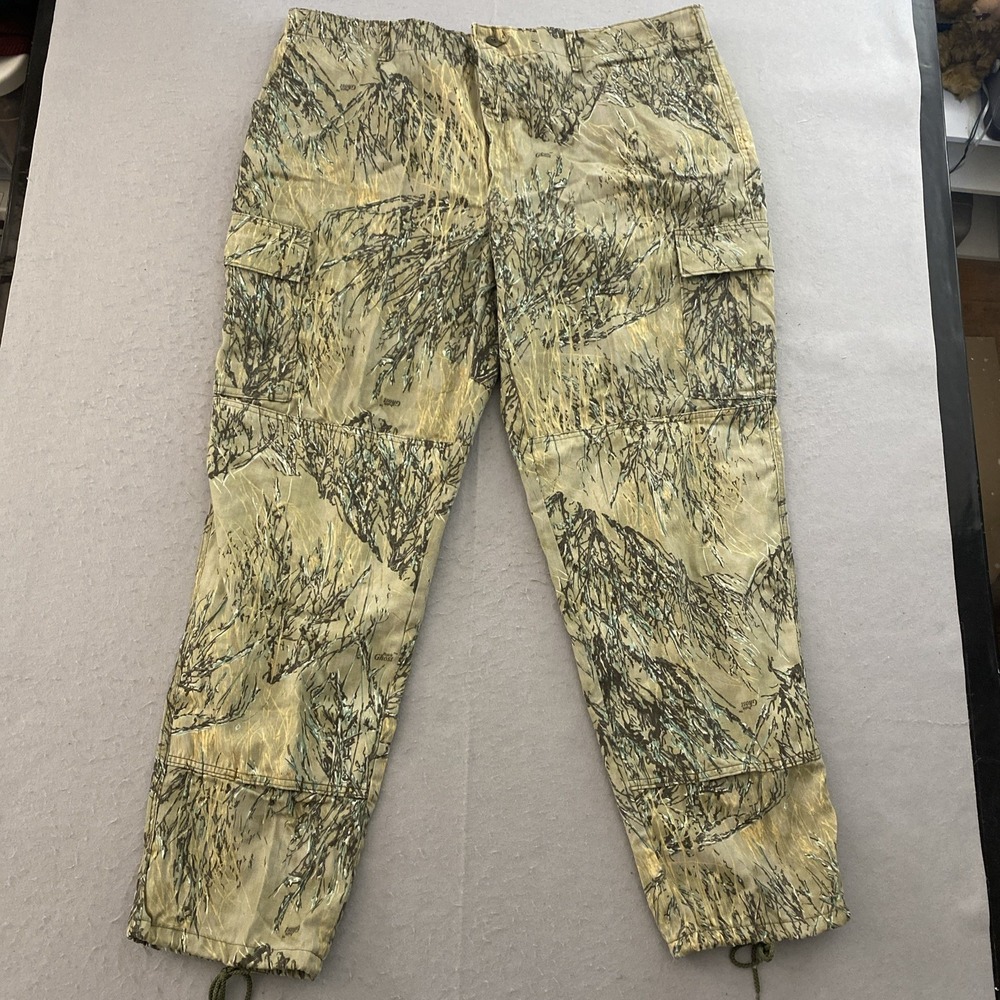 Montana Camo Inc. Prairie Ghost Camo Double Knee Hunting Pants Mens 44x32 USA